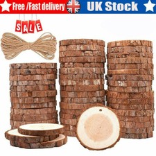 180/300Pcs Wood Slices Round
