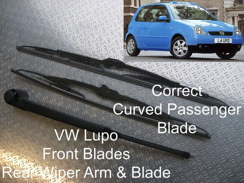 Front rear wiper blades vw - rear,