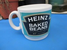Vintage Heinz 57 Varietys  Baked Beans Ceramic Mug - Made In ENGLAND