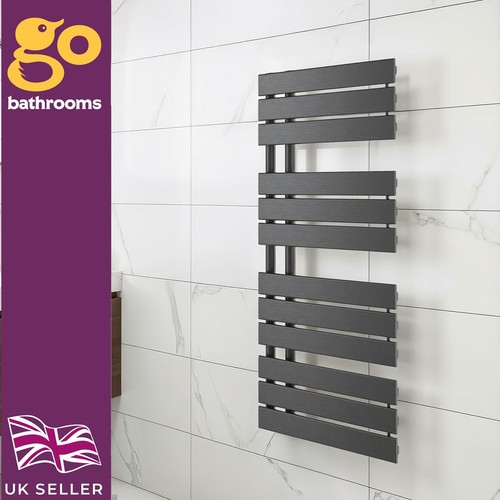 Gunmetal heated towel rail - gunmetal,