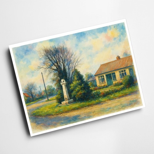 Print black bourton road - a6,
