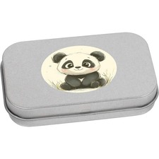 'Cute Panda Sitting' Metal