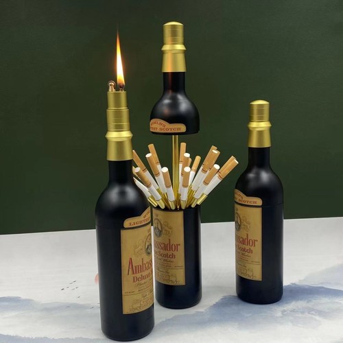 Pop wine bottle shaped - up,