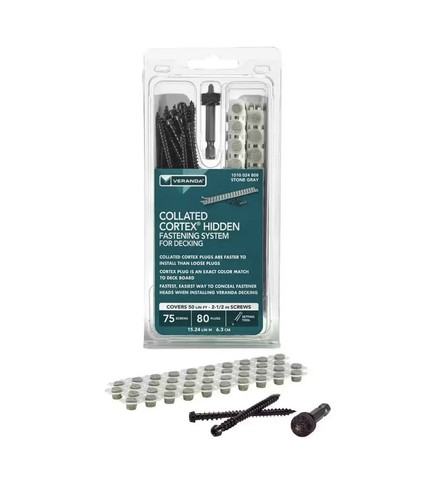 Cortex hidden decking fastener - cortex,