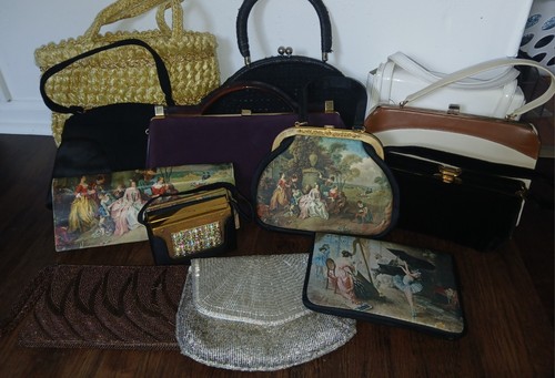 Vintage 13 pc purse - vintage, 50's