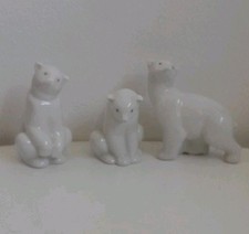 Nao Lladro Polar Bears X 3 - Porcelain - Immaculate
