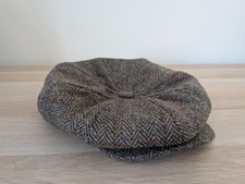 HARRIS TWEED Mens Flat Cap