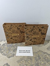 2x Interdruk Lever Arch File A4 75 mm - Natural Brown Kraft - Birds