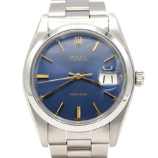 1981 Rolex Oyster Date Precision Classic Model 6694 with Stunning Blue Dial