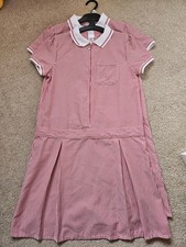 Girls Red Gingham School