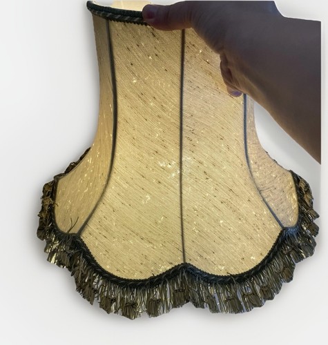 Vintage lampshade fringed - vintage,
