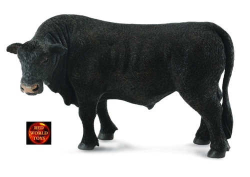Black angus bull farm - bull, cattle