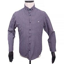 The Spitalfields Shirt Co shirt mens M P2P 20 blue checked