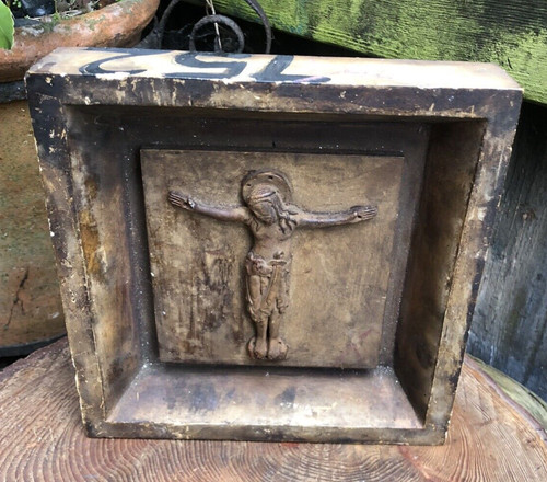 Vintage jesus figure - figure, crucifix