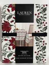 RALPH LAUREN TABLECLOTH 60 x