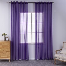 1/2pcs Plain Voile Net Window