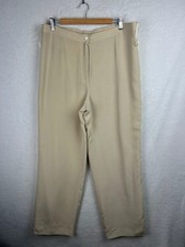 M&S 100% Silk Trousers UK 18