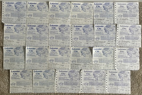 Leicester city ticket - city, stubs