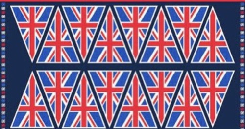 Traditional union jack flag - union,