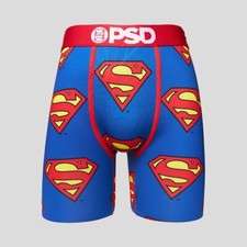 PSD Underwear DC Superman Boxer Briefs Mens Underwear Movies Superhero