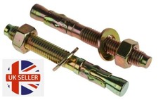 M8 TO M24 THROUGH ANCHOR WALL BOLTS FIXINGS BRICK MASONRY CONCRETE THROUGHBOLTS