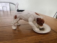 Royal Doulton Jack Russell Terrier With Plate