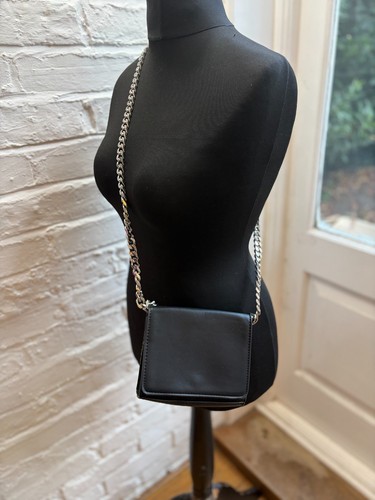 Topshop black faux leather - topshop,