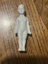 ANTIQUE FROZEN CHARLOTTE PORCELAIN DOLL 56mm