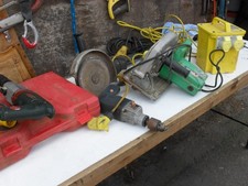 110volt tools hitachi circular saw, elu angle grinder, metabo drill, transformer