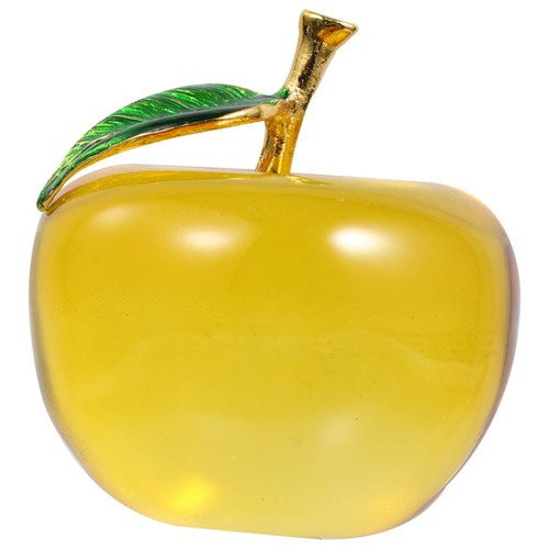 Green crystal apple tabletop - apple,