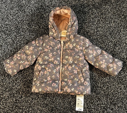 Girls flower coat month - flower, 3-6
