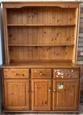 Large pine welsh dresser - large,