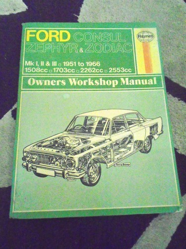Haynes ford consul zephyr - haynes,