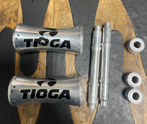 Tioga front hub - shells, for