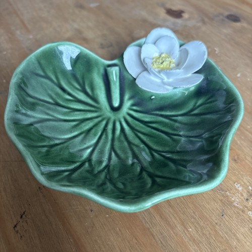 Vintage ceramic lily pad - ceramic,