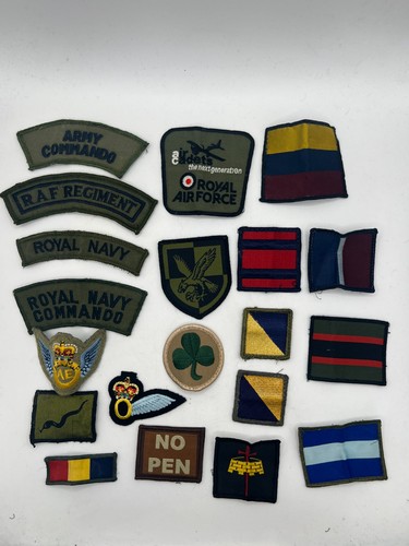 Various military cloth badges - military,
