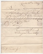 Old bank letters: Devaynes Dawes Noble, London, 1807