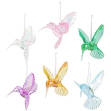 6 Pcs Birds Decor Ornament