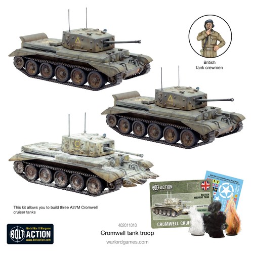 Bolt action cromwell tank - action,