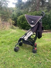 Maclaren baby buggy, black and