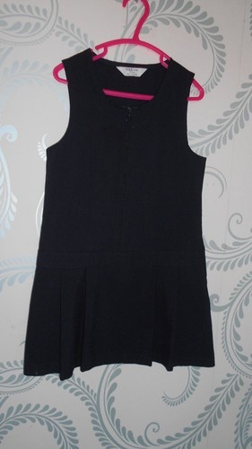 Girls navy gym slip - slip, age