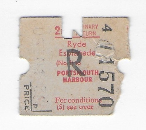 Railway ticket ryde - railway, br