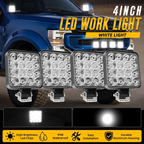 4pcs 12v led work light - led,
