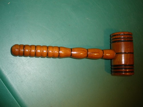 Wooden gavel long - gavel, 8.5"