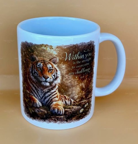 Tiger quote mug wildlife - mug,