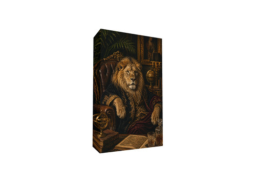 Lion study royal animal chair - study,