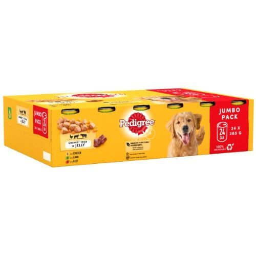 Pedigree dog tins - tins, mixed
