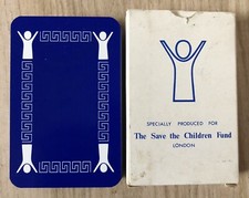 Vintage pack of Playing Cards specially produced for The Save The Children Fund
