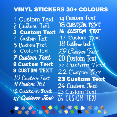 Personalised name vinyl - personalised,