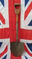 c. WWII Swedish Army Military Large Field Shovel Spade 40" Sweden